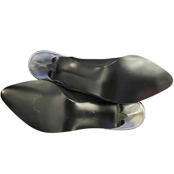 Night Life by Life‎ Stride Satin Slingback Pumps Size 9 NIB Y2K - Picture 6 of 7